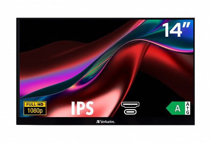 Verbatim Monitor Portable 14'' Full-HD USB-C PM-14