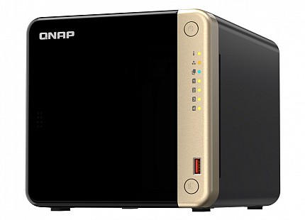 QNAP NAS 4-Bay Tower Intel Quad-Core, 8GB RAM, PCIe Slot, HDMI, SSD Caching & Dual 2.5GbE Ports TS-464