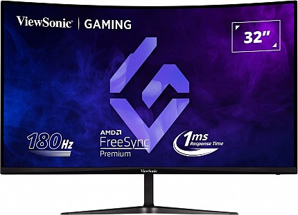 Viewsonic Monitor Gaming VX 32'' 2K VA Curved 180hz HDR10 VX3218C-2K