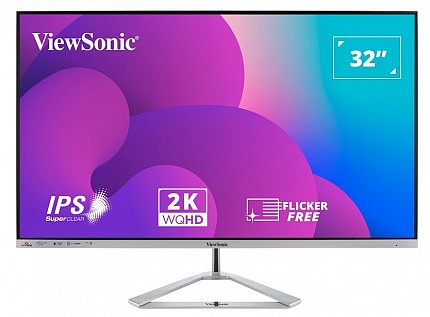 Viewsonic Monitor VX 32'' 2K IPS 75Hz Frameless/Speakers/DisplayPort/HDMI VX3276-2K-mhd-2