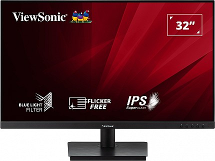 Viewsonic Monitor VA 32" 2K IPS 75Hz HDR10 with Dual HDMI/DisplayPort & Speakers VA3209-2K-MHD