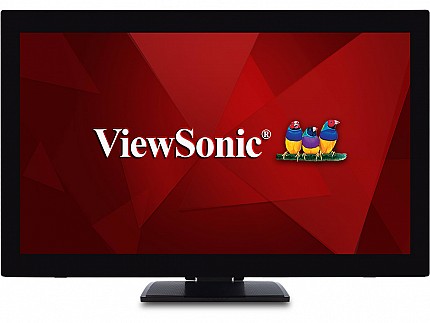 Viewsonic Monitor Touch Screen 27'' Full-HD HDMI/DisplayPort/VGA Speakers Ergonomic Stand TD2760