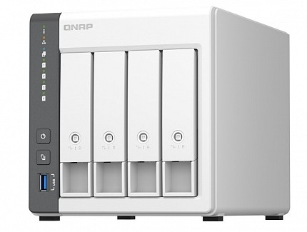 QNAP NAS 4-Bay Tower ARM Quad-Core, 4GB RAM & Dual 2.5GbE Ports TS-433