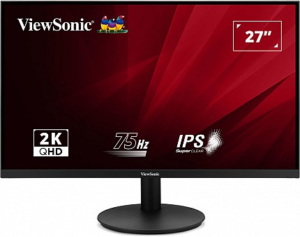 Viewsonic Monitor VA 27'' 2K IPS 75Hz HDR 10 Dual HDMI & DisplayPort VA2708-2K-HD-2