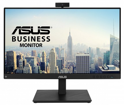 ASUS Monitor VideoConferencing 24'' FHD 75Hz Frameless Ergonomic Webcam Speakers Microphone BE24EQSK