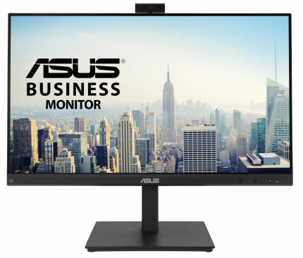 ASUS Monitor VideoConferencing 27'' FHD 60Hz Frameless Ergonomic Webcam Speakers BE279QSK