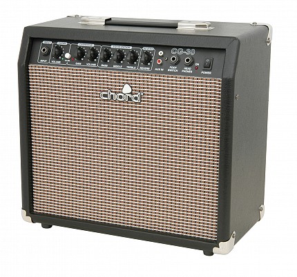 Chord CG-30 Vinyl Guitar Amplifier with 10'' Speaker Equaliser & Footswitch Input 173.046UK