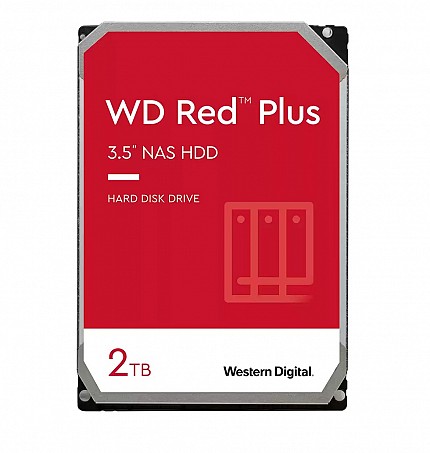 Western Digital HDD 3.5'' RED PLUS NAS 2TB WD20EFPX