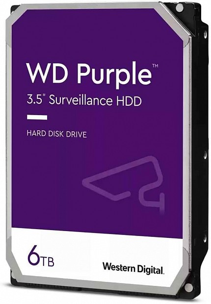 Western Digital PURPLE 3.5'' DVR HDD 6TB 256MB WD64PURZ