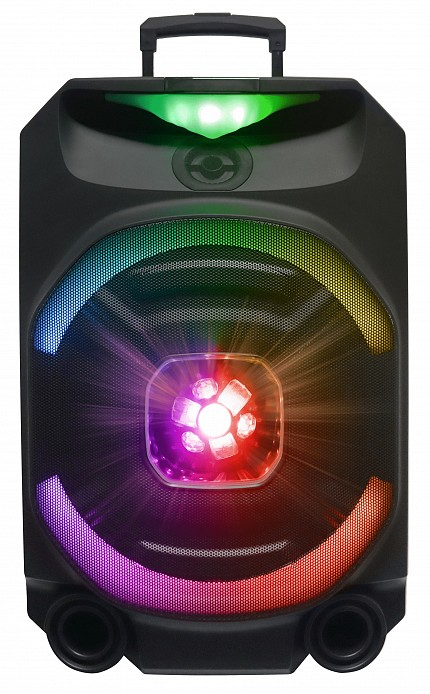 N-Gear FLASH1550 15'' Portable Karaoke Disco Speaker with Wireless Mic BT USB & LED Effects