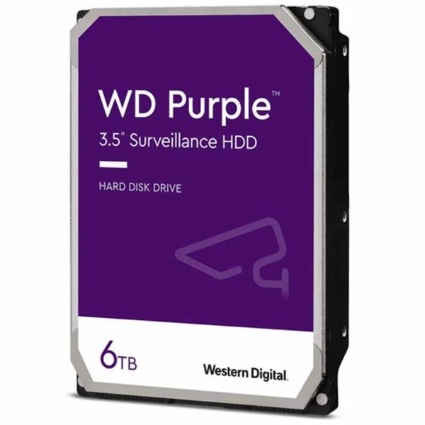 WD62PURZ/6TB INTERNAL HDD 3.5″ 6TB WD PURPLE