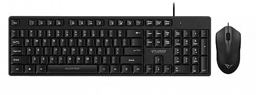Alcatroz XPLORER C3300 Wired Keyboard & Mouse Black
