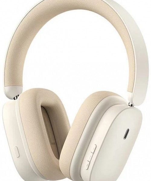 Baseus Bowie H1 Noise Cancelling Wireless Headphones White