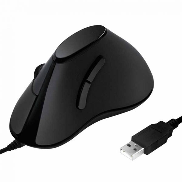 ID0158 ERGONOMIC VERTICAL MOUSE, USB BLACK, LOGILINK