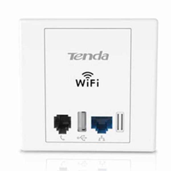W6 ACCESS POINT TENDA WIRELESS N300 WALL PLATE