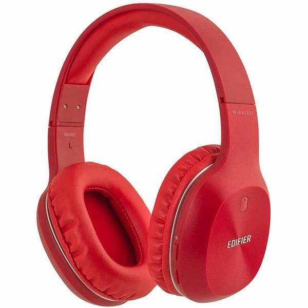 W800BT RED BLUETOOTH HEADPHONE W/MIC EDIFIER