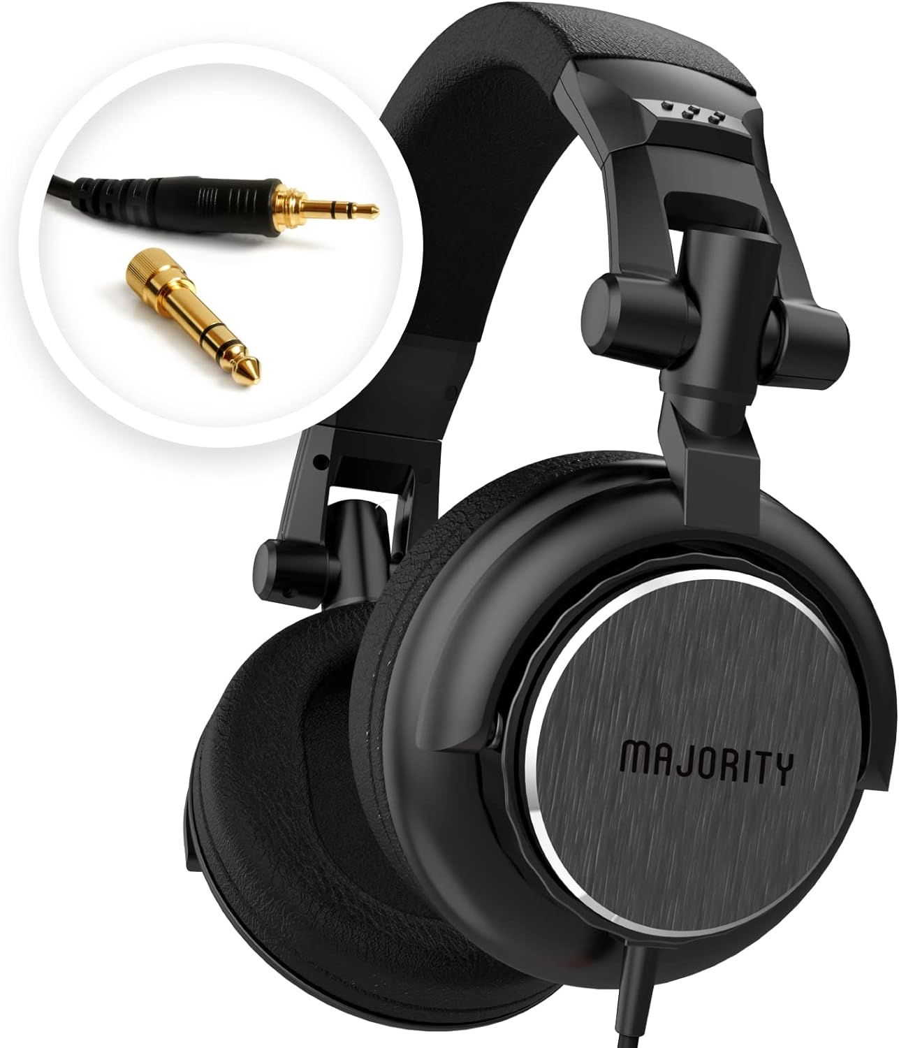 Majority STUDIO 1 Over Ear Headphones for DJ-Gaming-Recording
