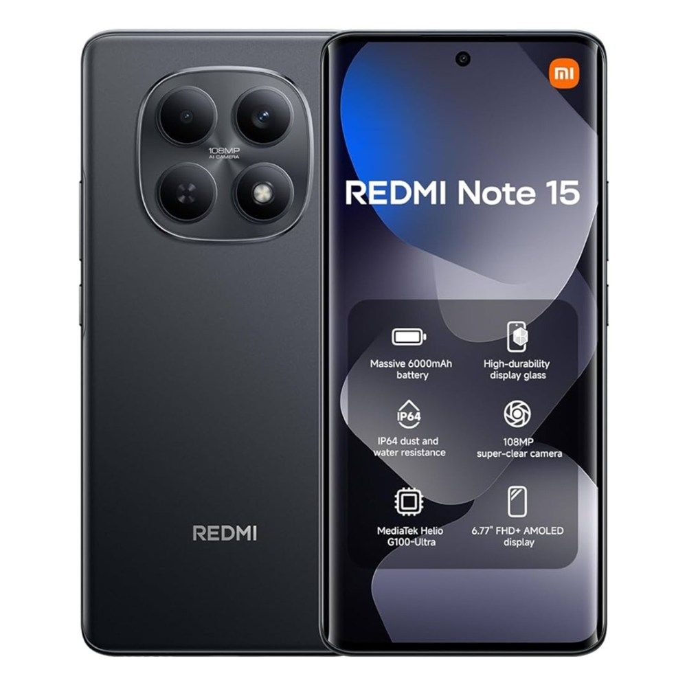 XIAOMI REDMI NOTE 15 4G 256GB 8GB BLACK