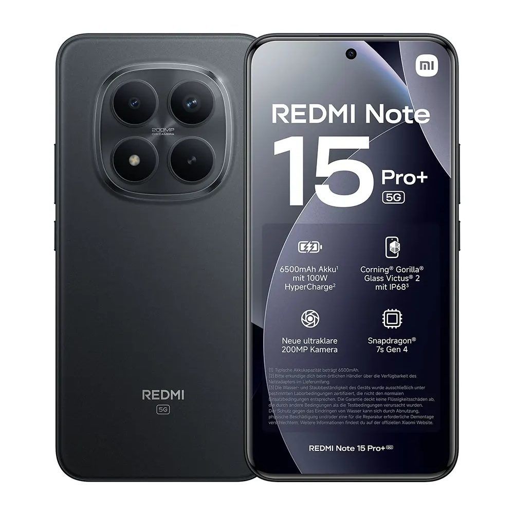 XIAOMI REDMI NOTE 15 PRO+ 5G 512GB 12GB BLACK