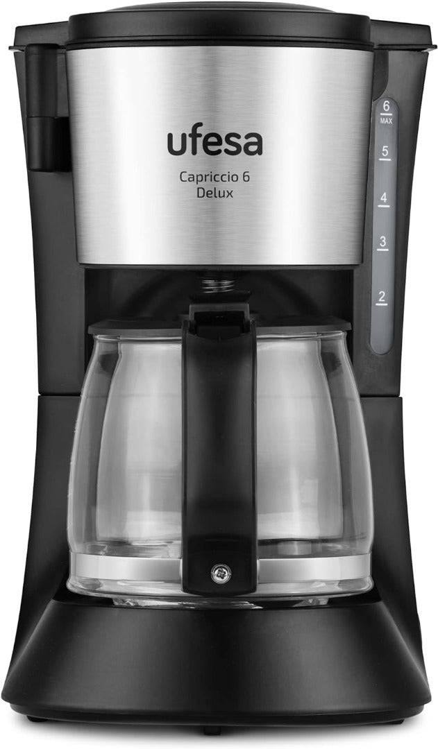 UFESA CG7115 DRIP COFFEE MACHINE CAPRICCIO 6 DELUX 600W BLACK