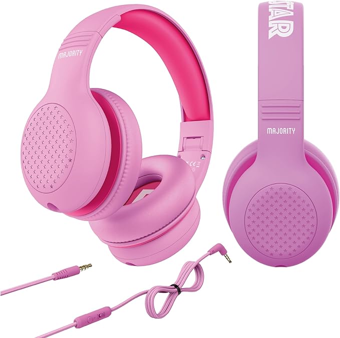 Majority SUPERSTAR Kids Over Ear Headphones Pink