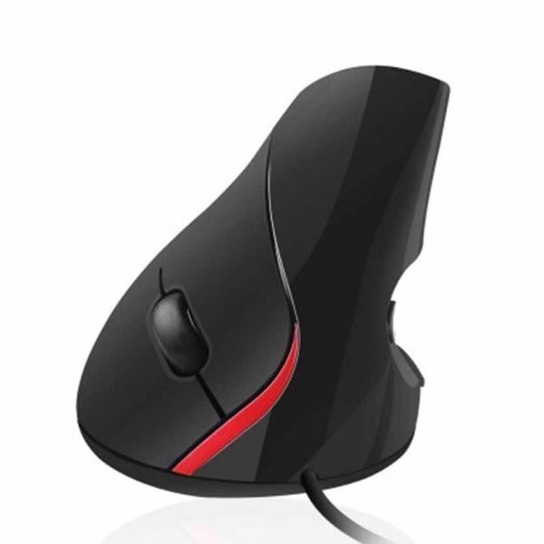 EW3156 VERTICAL MOUSE WIRED, 1000DPI BLACK EWENT