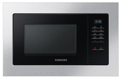 SAMSUNG MICROWAVE MG23 GRILL 23L, BUILT IN, STS SILVER & BLACK GLASS