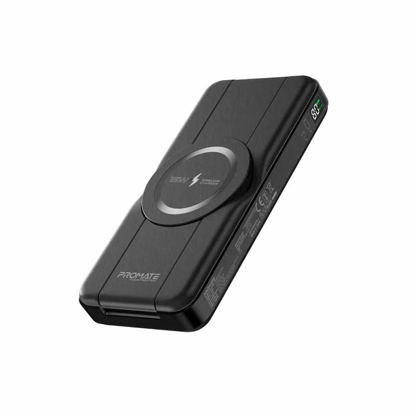 PROMATE POWERPACK-FOLD 5-IN-1 FOLDABLE MAGSAFE COMPATIBLE W/LESS POWERBANK