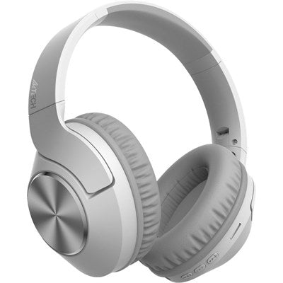A4 TECH BH300 GREYISH WHITE HEADSET 2DRUMTEK BLUETOOTH