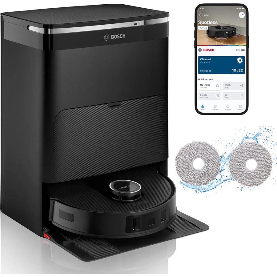 Bosch BCRDW3B Spotless Max Robotic Vacuum Cleaner