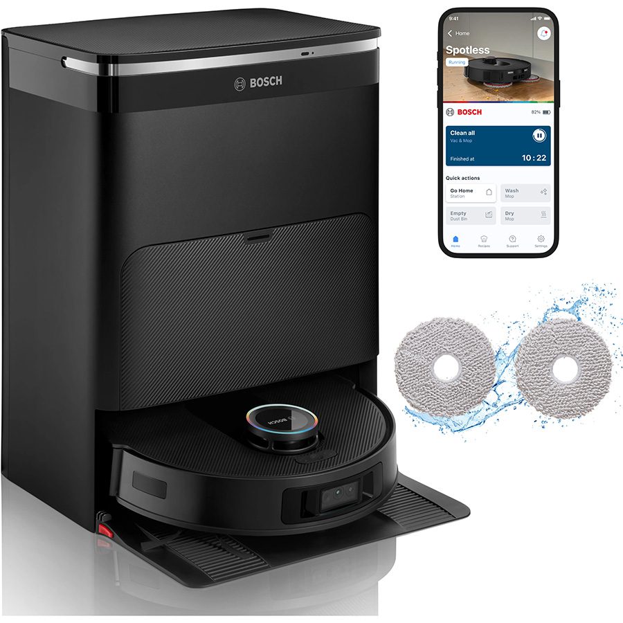 Bosch BCRDW3BX Spotless Max Cam Robotic Vacuum Cleaner