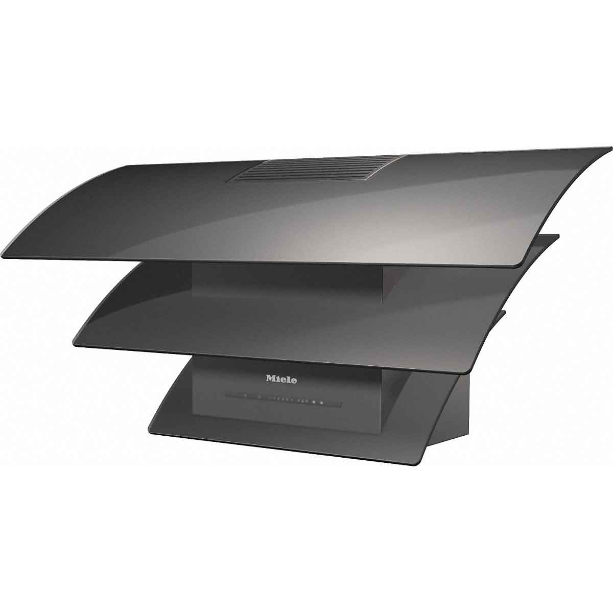 Miele DA 7198 W Triple Grey Wall Mount Cooker Hood, 90cm