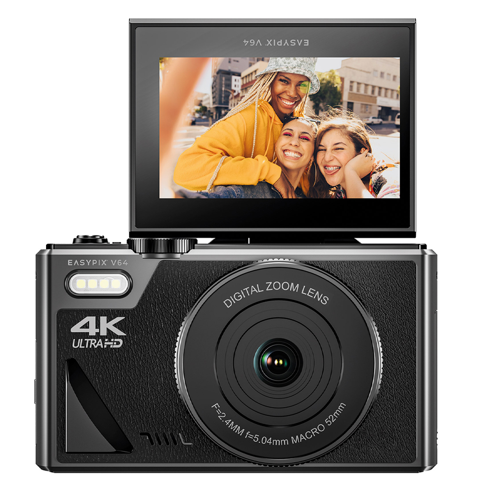 Digital Camera EASYPIX V64 Flip black