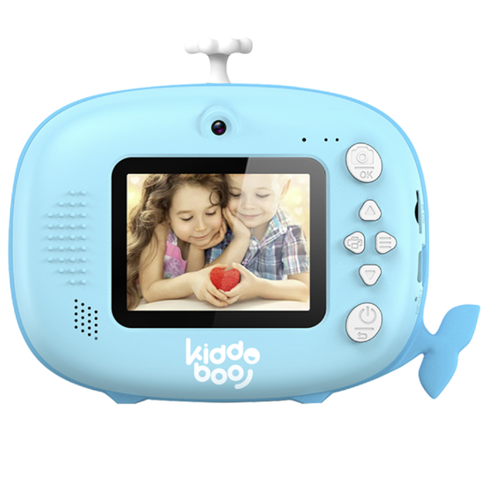 Instant camera EGOBOO Kiddoboo FotoFun 2 Whale KBP82BLU blue