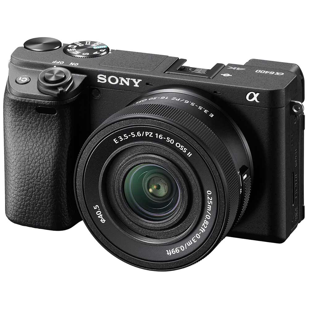 Digital Camera SONY Mirrorless A6400 ILCE6400AKB + 16-50mm F3.5–5.6 OSS ΙΙ black