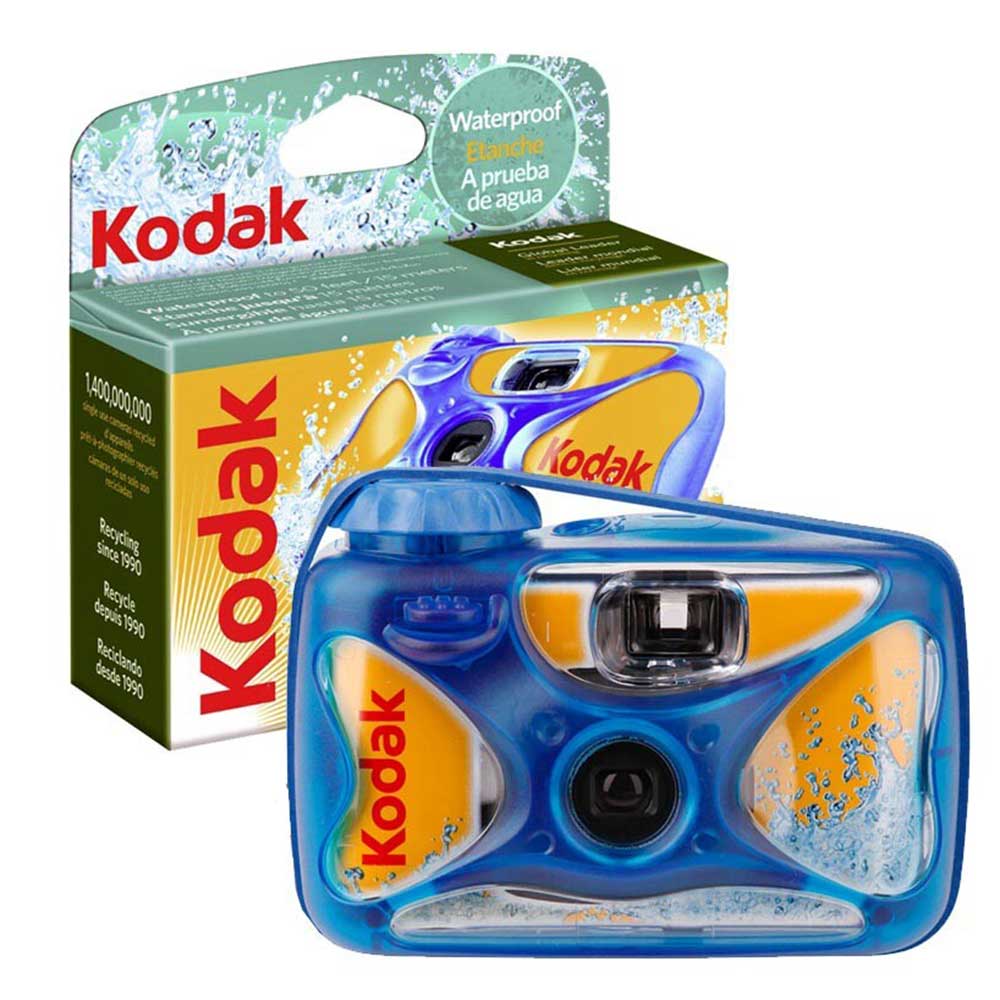 Single Use Camera KODAK Water Sport SUC 27 Exp blue/yellow