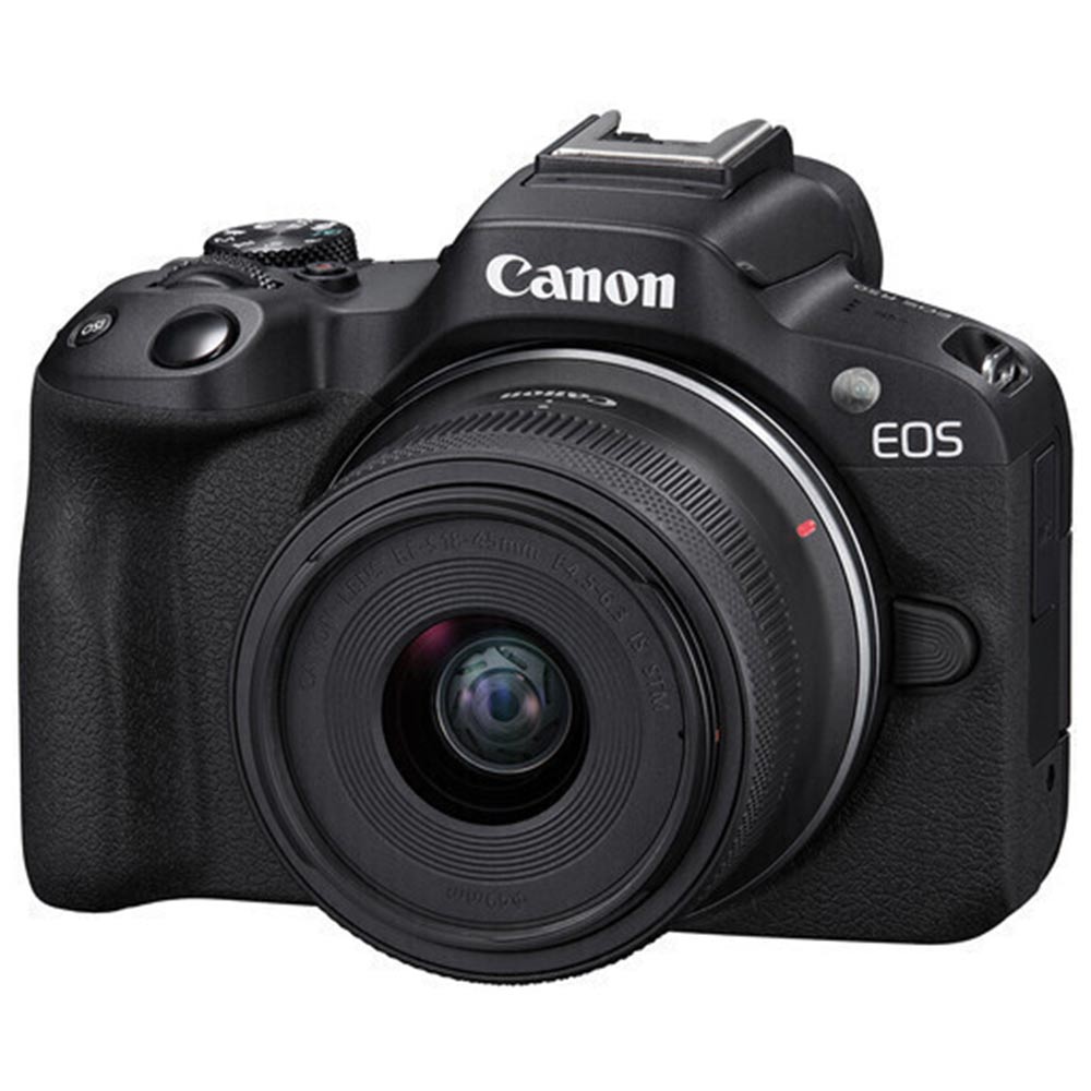 Digital camera CANON Mirrorless EOS R50 + RF-S 18-45mm F4.5-6.3 IS STM 5811C033AA black