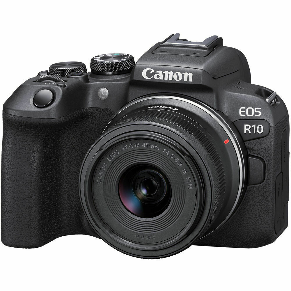 Digital camera CANON Mirrorless EOS R10 + RF-S 18-45mm F4.5-6.3 IS STM 5331C047AA black