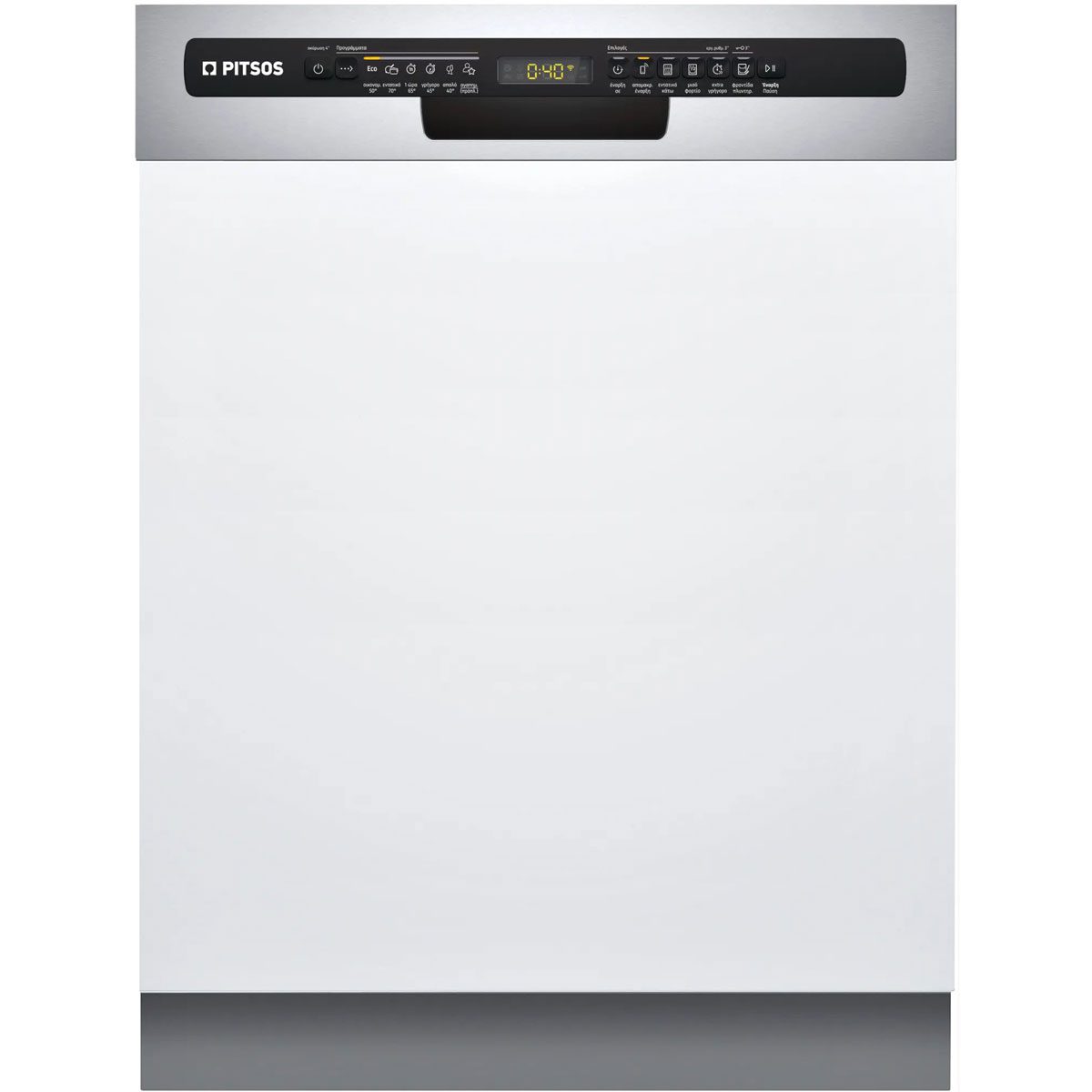 Pitsos DIF60I01 Semi Integrated Dishwasher, 60cm width