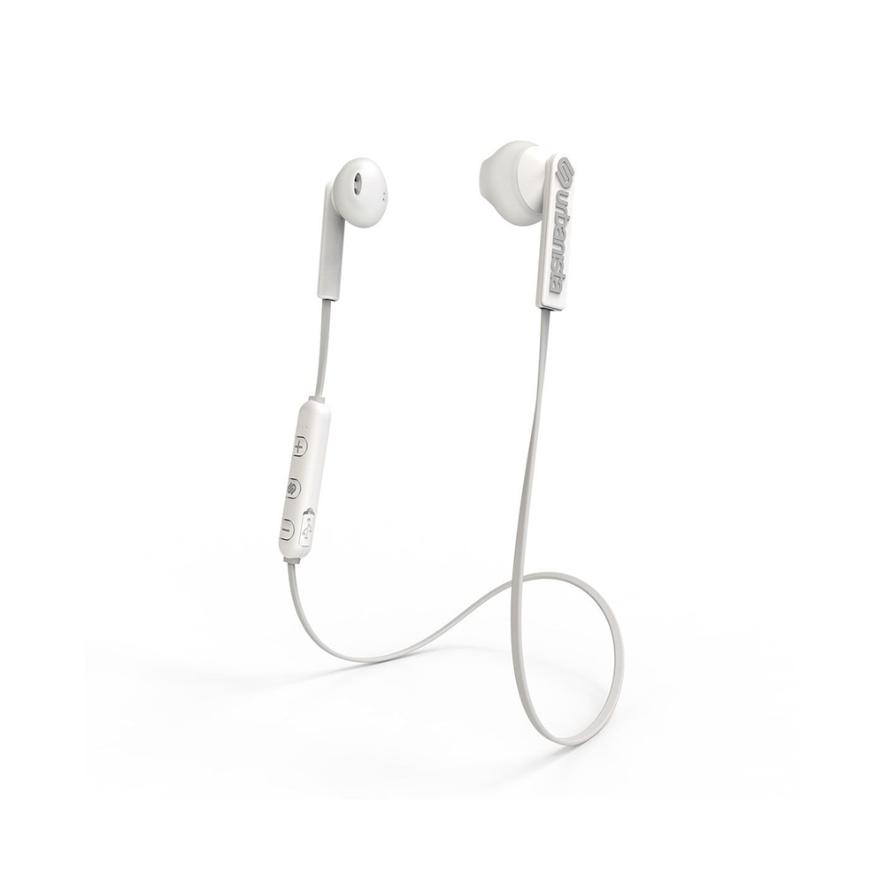 Bluetooth Earphones - Neckband with microphone URBANISTA Berlin white