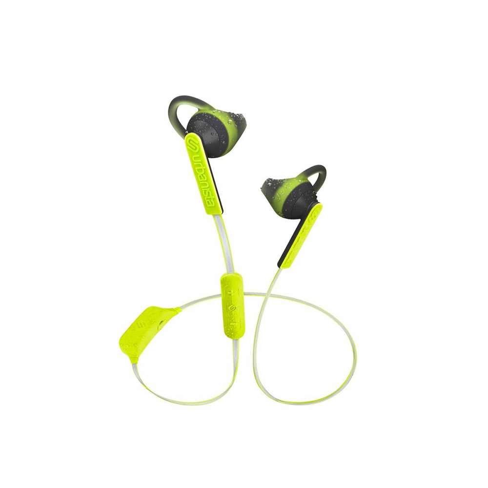 Bluetooth Earphones - Neckband with microphone URBANISTA Boston green