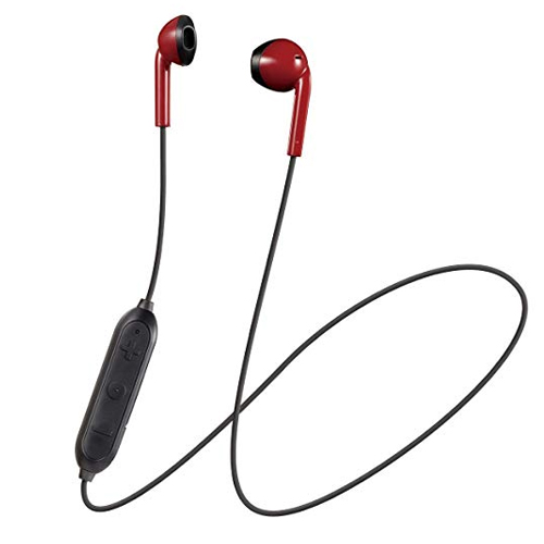 Bluetooth Earphones - Neckband with microphone JVC HA-F19BT-RB red