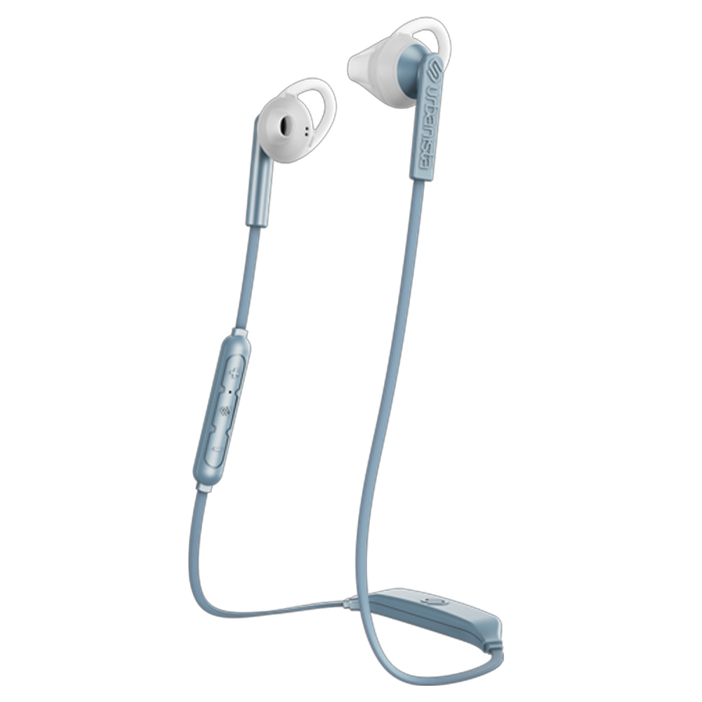 Bluetooth Earphones - Neckband with microphone URBANISTA Boston Cement blue