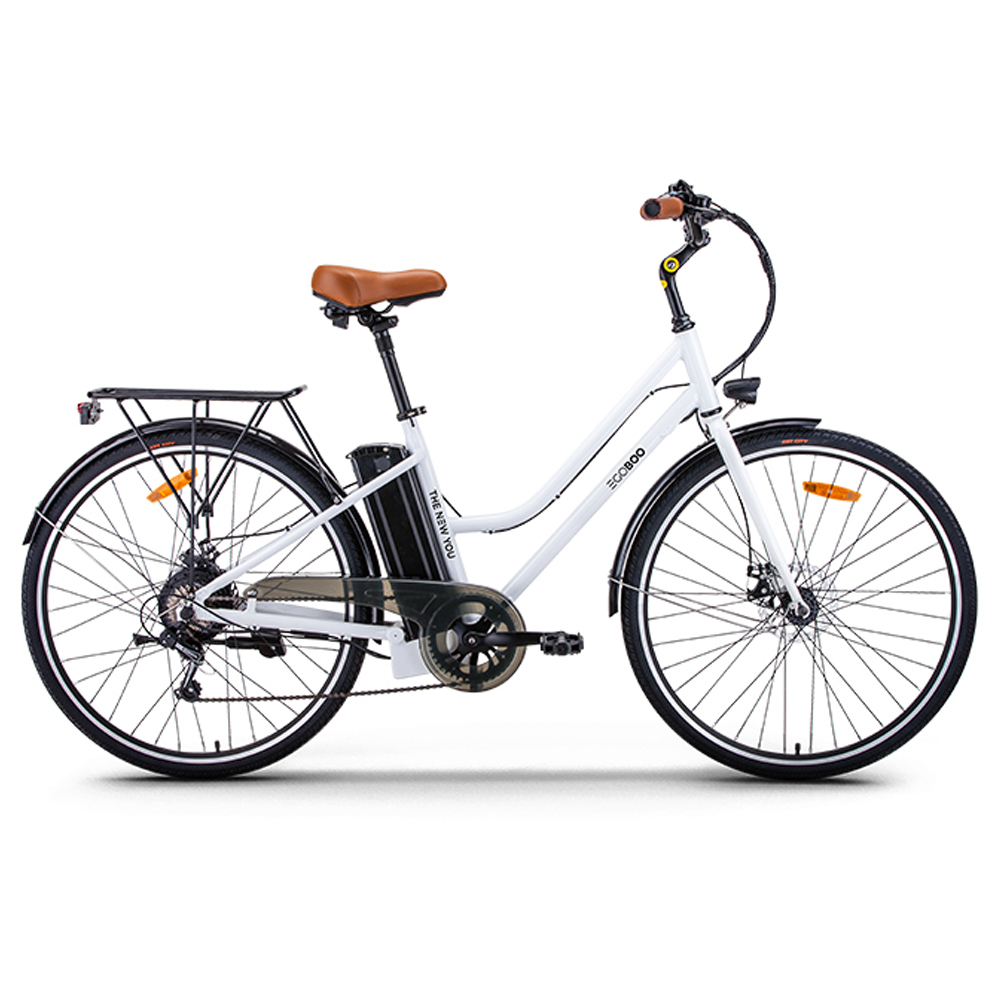 Electric Bicycle 28'' EGOBOO E-City MJ1-WHITE white