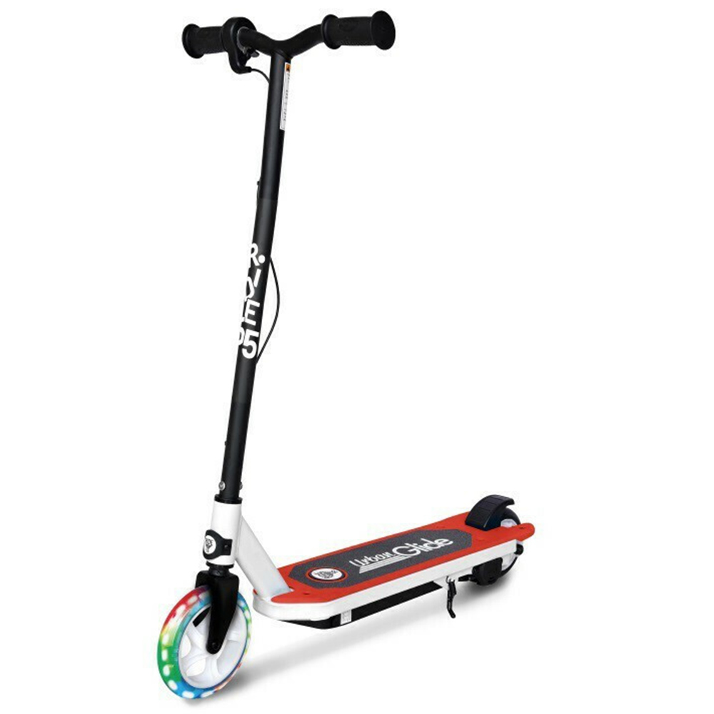Kids Electric Scooter URBANGLIDE Ride 55 Flash Wheels 5.5'' URBTR13124 red