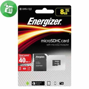 Energizer Micro SDHC card with Adapter 8GB
