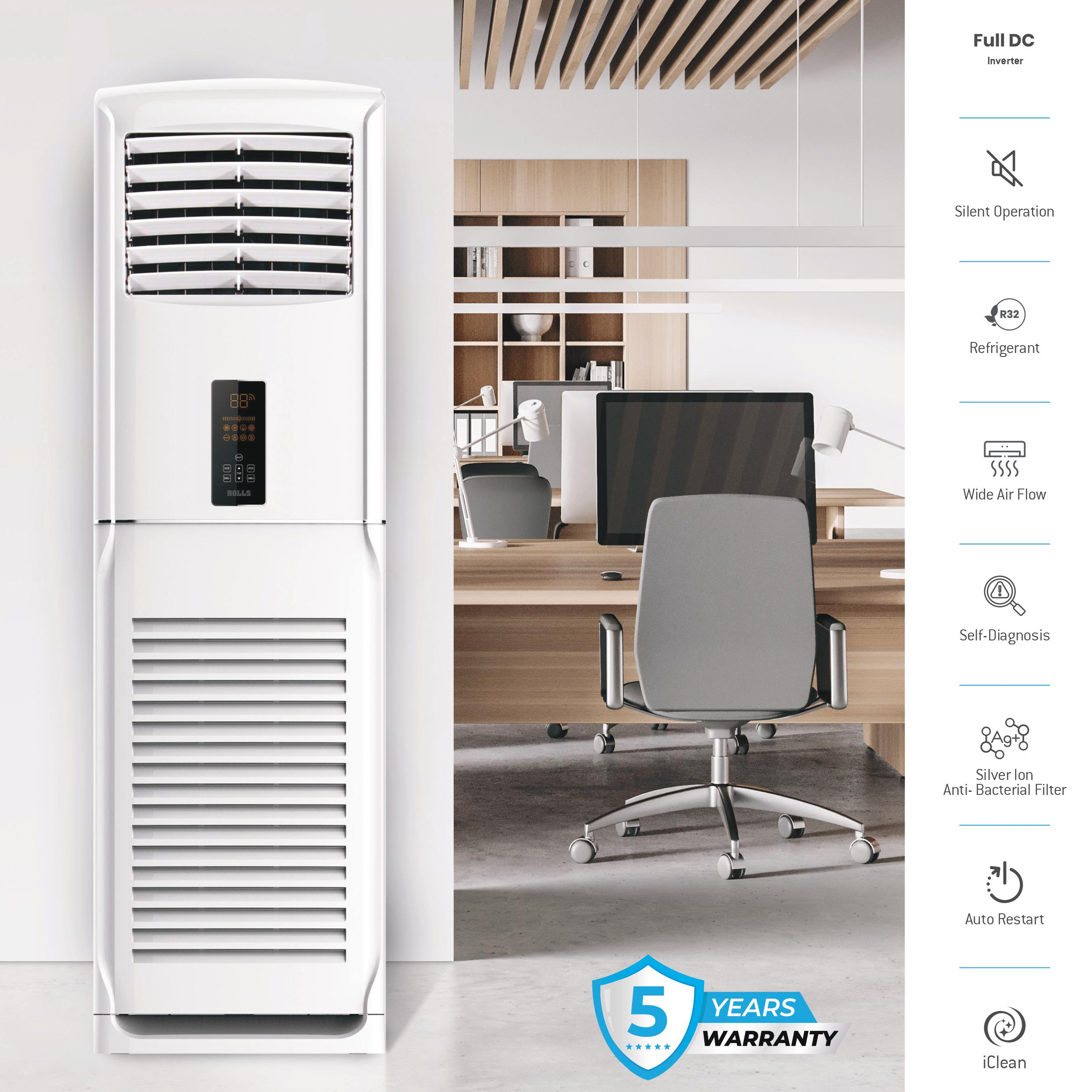 Rolls IES/IN-48FS-LCAC/EU 48000BTU Floor Standing Air Conditioner