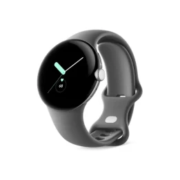 Google Pixel Watch Silver with Sport Band Charcoal