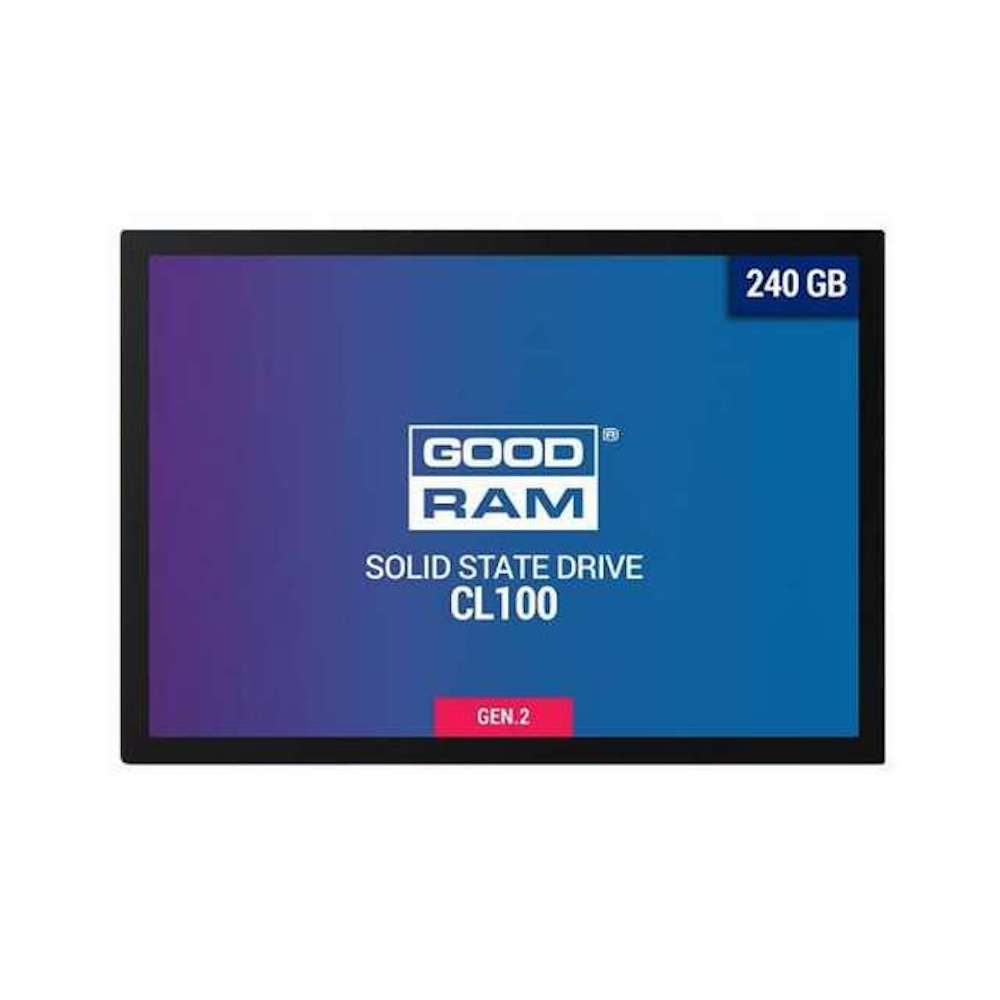 Δίσκος SSD 240GB GOODRAM CL100 SSDPR-CL100-240-G2 μαύρο