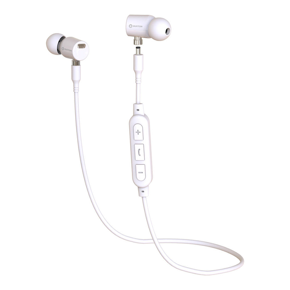 Bluetooth Earphones - Neckband with microphone BUXTON REI-BT 101 white